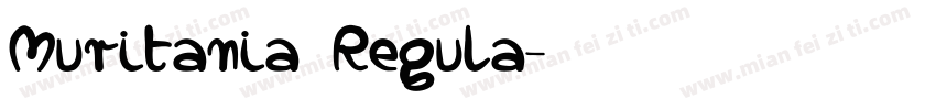 Muritania Regula字体转换